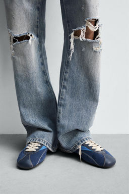 LEATHER TRAINERS HARRY LAMBERT FOR ZARA X DISNEY  фото 3
