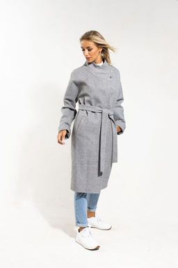 Бажена демисезонное пальто 50% шерсть, 50% полиэстер - Дюто фото 8