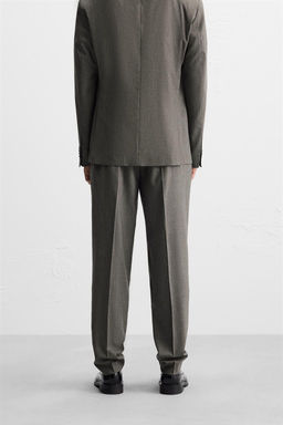 HOUNDSTOOTH SUIT TROUSERS - Zara фото 11