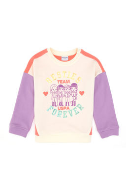 K_z _ocuk Krem Bisiklet Yaka Sweatshirt - U.s. polo assn фото 2