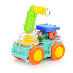 Машина "Автокран" на батарейках, в коробке