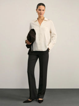 Атласная блузка / Zarina  фото 2