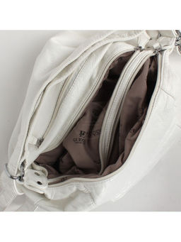 Сумка женская искусственная кожа Guecca-1673 (рюкзак-change), 2отд, белый SALE 235161 - Adelia фото 8