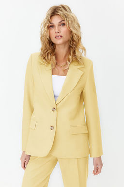 Limited Edition Sar? Regular Astarl? Dokuma Blazer Ceket TWOAW23BC00132