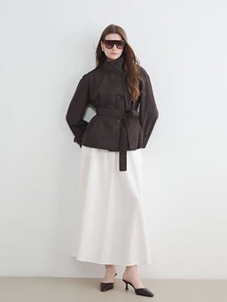 Beli Lastikli Keten Kar???ml? Klo? Etek