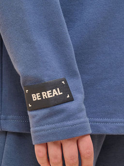 PELICAN, джемпер для мальчиков, Джинс  фото 2