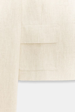 BLAZER TEJIDO R?STICO / Beige claro - Zara фото 9