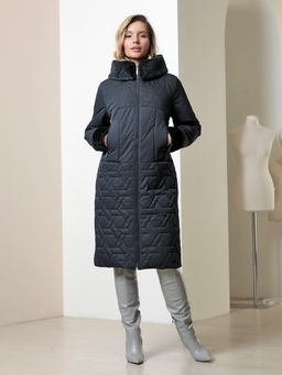 25402 Пальто т.синий - Dizzyway фото 3