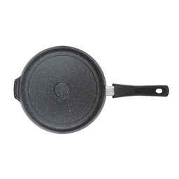ЛА_АП_GRANIT (black) Сковорода глубокая 240мм с ручкой, , арт. сггч242а