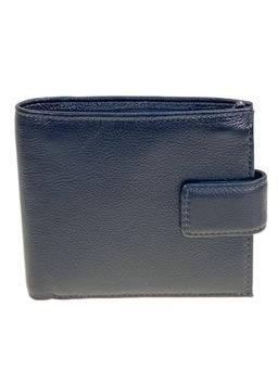 Портмоне мужское из натуральной кожи , цвет черный