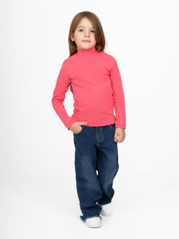 Джемпер-водолазка фуксия 645 (140, 72)