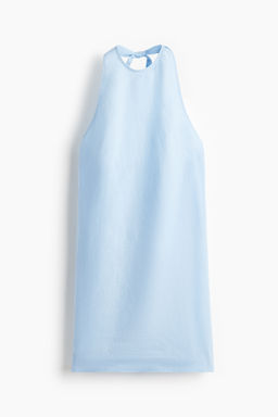 Vestido halter en mezcla de lino - H&m фото 2