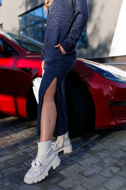 Платье AMORI 9786 темно-синий  фото 2