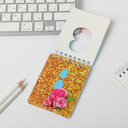 Подарочный набор, блокнот и ручка пластик С 8 марта - Artfox фото 5