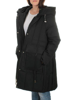 22-110 BLACK Куртка зимняя облегченная женская (150 гр. холлофайбер) - Фабричный китай фото 9