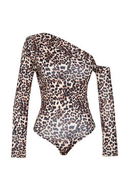 TRENDYOLMILLA Siyah Asimetrik Yaka Uzun Kollu Esnek Alttan C?tc?tl? Orme Body TWOAW22BD0080 фото 47