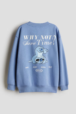 Sudadera oversize con motivo estampado - H&m фото 22