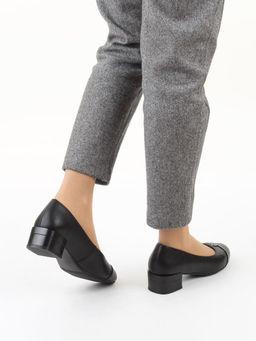 06-M47-4 BLACK Туфли женские (натуральная кожа)