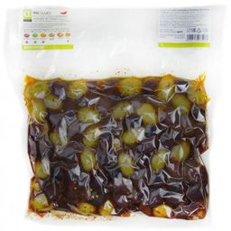 А-серия. Ассорти из оливок Халкидики, Каламата, Арголида с перцем БУКОВО, Греция, вакуум, 1кг