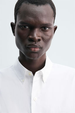 REGULAR FIT POPLIN SHIRT - Zara фото 5