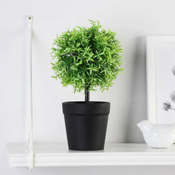 Искусственный цветок в горшке «Олива европейская», 8.5×23 см