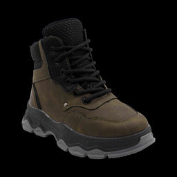 Ботинки зимние на меху А2437-5 хаки