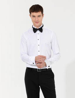 Beyaz Slim Fit Smokin G_mlek - Pierre cardin фото 3