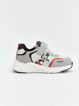Mickey Mouse Bask?l? Erkek Bebek Spor Ayakkab?