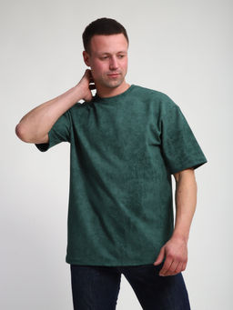 М460 Футболка оверсайз футер (тархун винтаж)