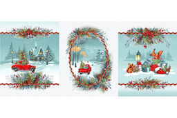 Набор полотенец Рогожка-Купон в пакете арт. РК 216 ад (13245-1) - Наталья-текстиль фото 2