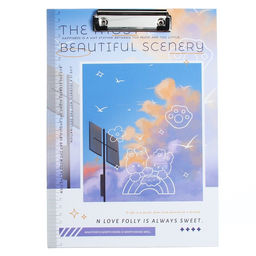 Планшет с прижимом формат А4 картон Природа, МИКС - Calligrata фото 4