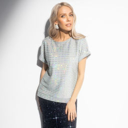 Футболка нарядная, Жду чудо (поцелуй взаимности) - Charutti фото 2