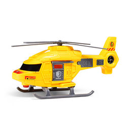 Машина "Тягач строитель" 1:16 (свет, звук) в коробке