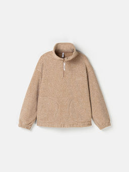 Олимпийка флисовая Бежевый меланж 7+