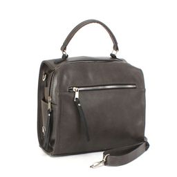 Сумка женская искусственная кожа ADEL-227/2в, 1отд+плеч/рем, серый 252925