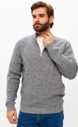 Джемпер F321-15304 grey melange - Fine joyce фото 6