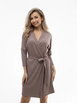 Халат женский, цвет бежевый - Барболета фото 13