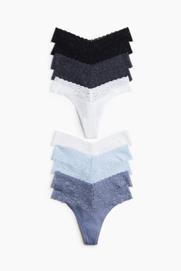 Pack de 10 bragas Thong de encaje - H&m фото 7