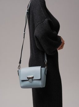 Сумка через плечо Azaro 3520 серое небо/бизон