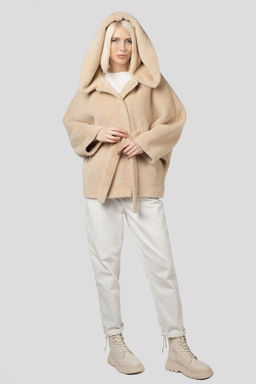 Пальто женское демисезонное (пояс) - El podio фото 4