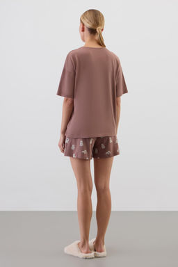 Е 20195/капучино,забавные пудели пижама жен - Very neat фото 5