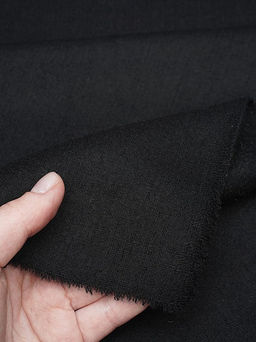 Шерсть костюмная Твид цв.Черный, ш.1.45м, шерсть-50%, п/э-50%, 250гр/м.кв - Купава фото 9