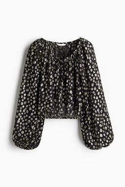 Blusa en tejido jacquard - H&m фото 5