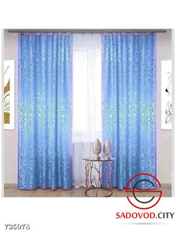 Шторы шелковые без тюли