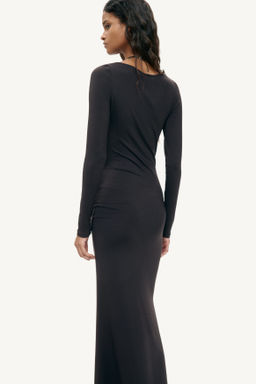 Tie-detail jersey dress - H&m фото 6