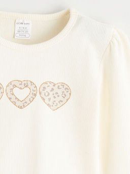 Bisiklet Yaka K?z Bebek Ti??rt 2li