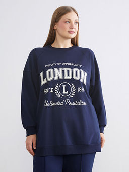 London Bask?l? Oversize Kad?n Sweatshirt Tunik