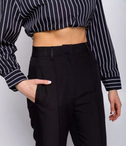 Брюки #КТ7040, чёрный