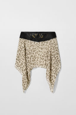LEATHER BELT SKIRT KATE MOSS X ZARA  фото 2