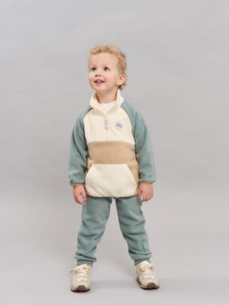 Костюм флисовый Колор блок Полынь 0+